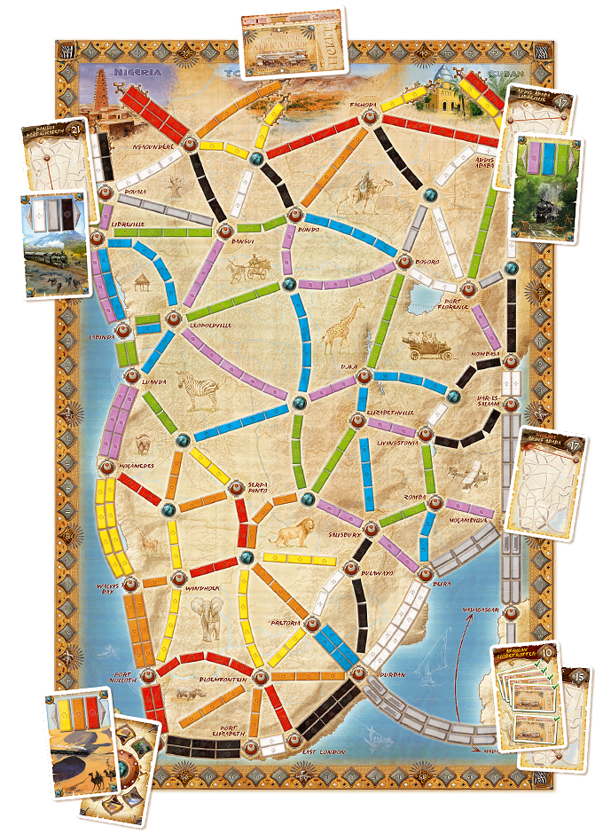 Ticket to Ride : Heart of Africa - Map Collection Vol. 3